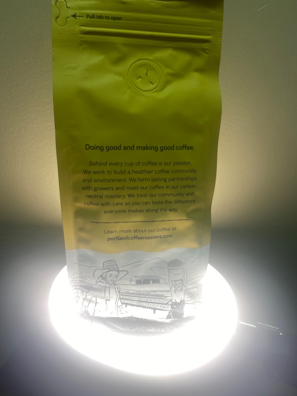Portland Organic Coffee, Whole Bean, Light Roast, Tanager’s Song 12 oz