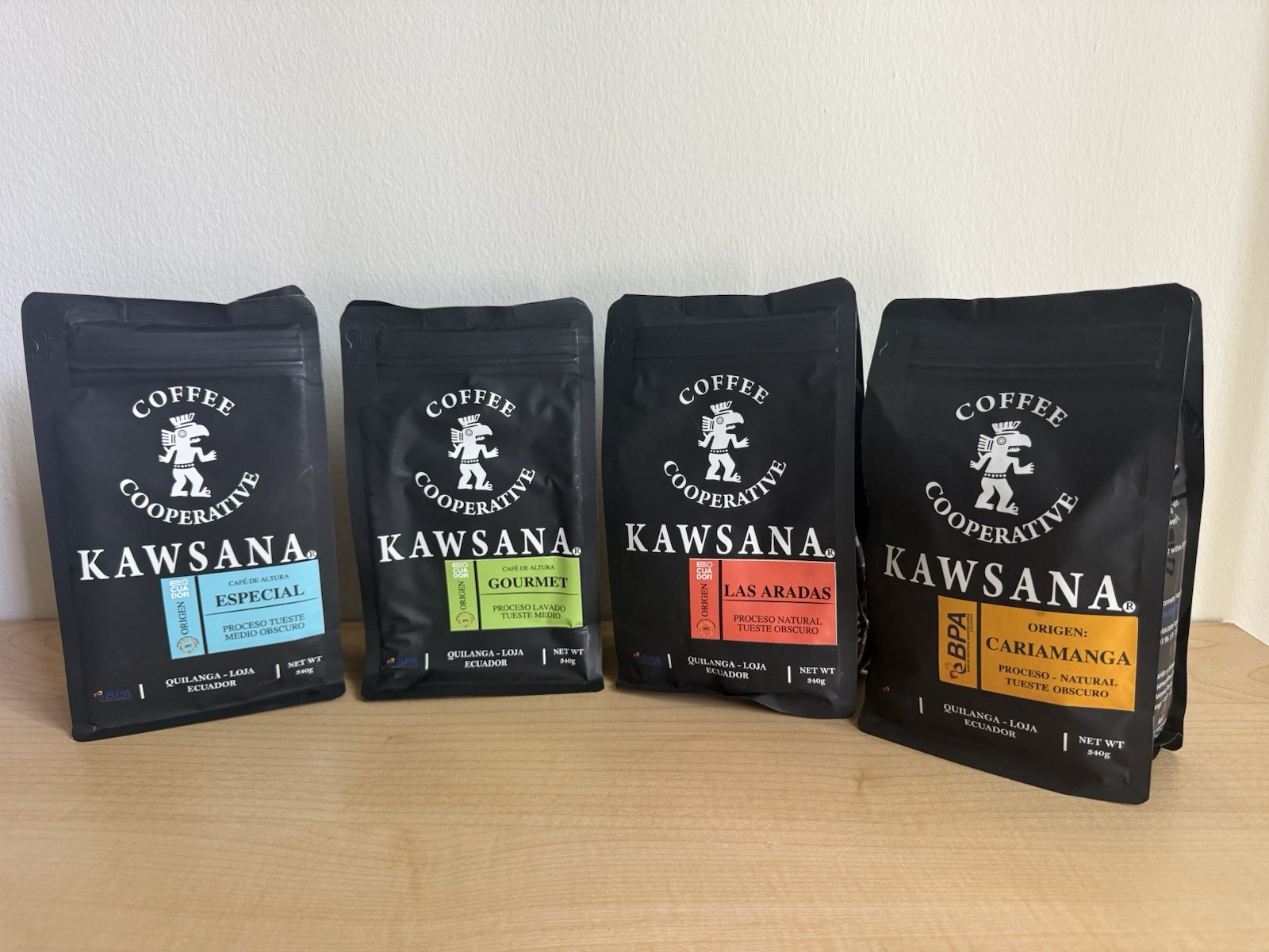 Kawsana Ecuadorian Coffee 340g – Specialty Whole Bean/Ground Coffee Loja Origin