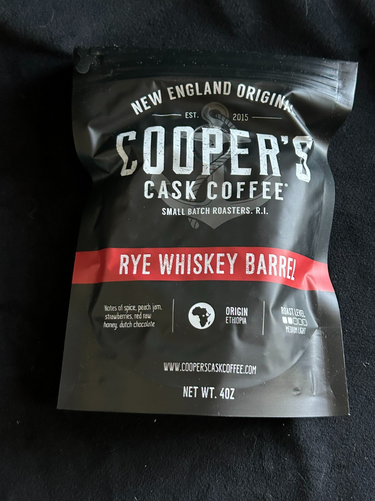 Bourbon Barrel Aged Coffee Whole Bean Set, Single Origin Sumatra Whiskey