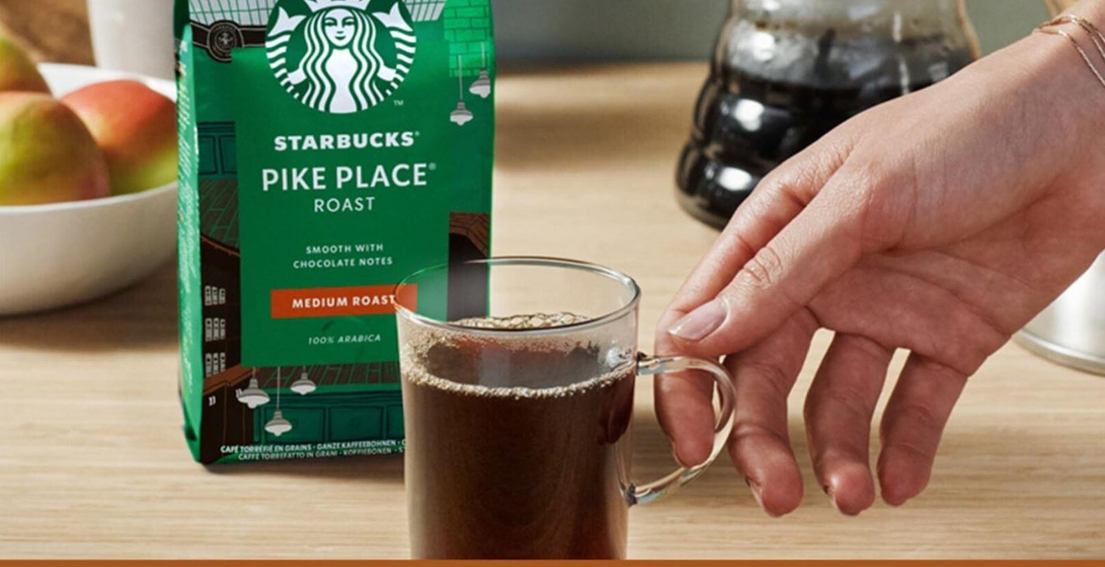 2 x Starbucks PIKE PLACE – Coffee Beans Bag 2 x 450g / 15.9oz