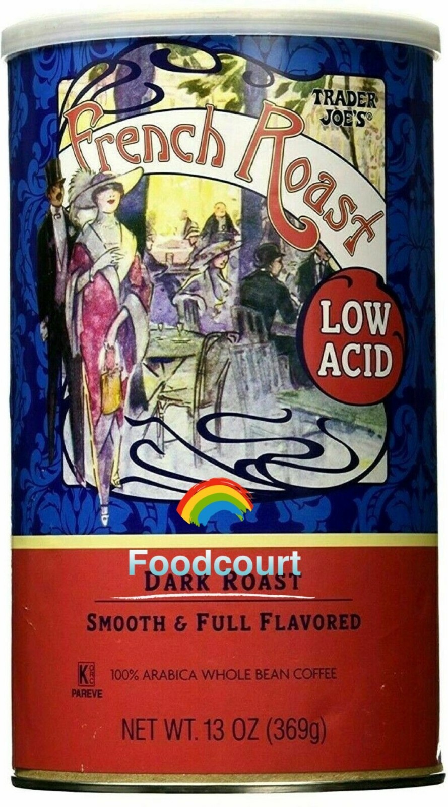 Trader Joe’s Low Acid French Roast Whole Bean Coffee 13 oz