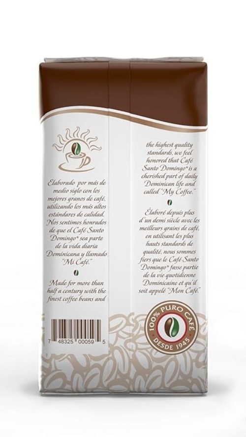 Café Santo Domingo, 16 oz Bag, Whole Bean Coffee, Medium Roast – Product from…