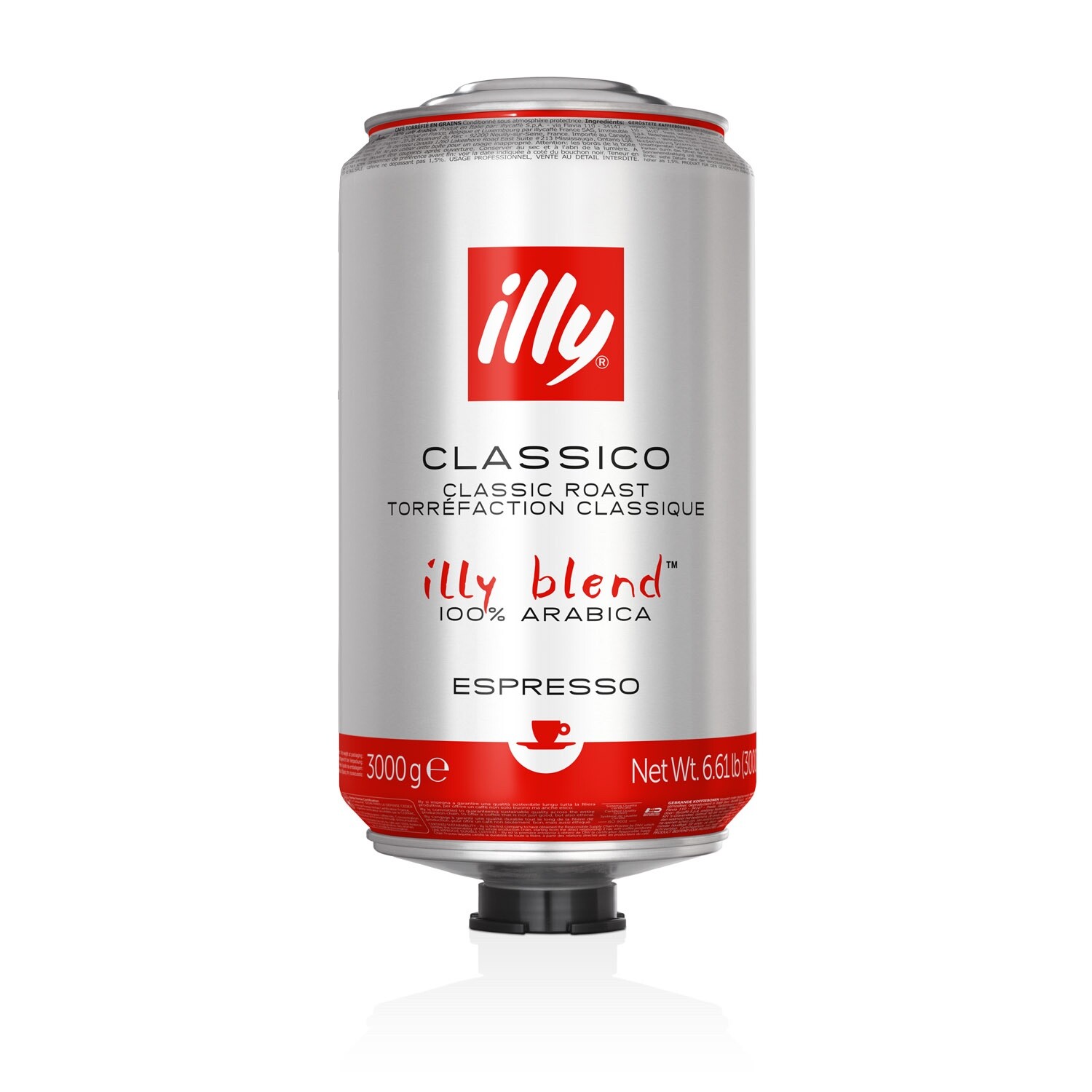 ILLY ESPRESSO BEAN 6.6 LBS 3Kg. Classic Roast *Exp 2028