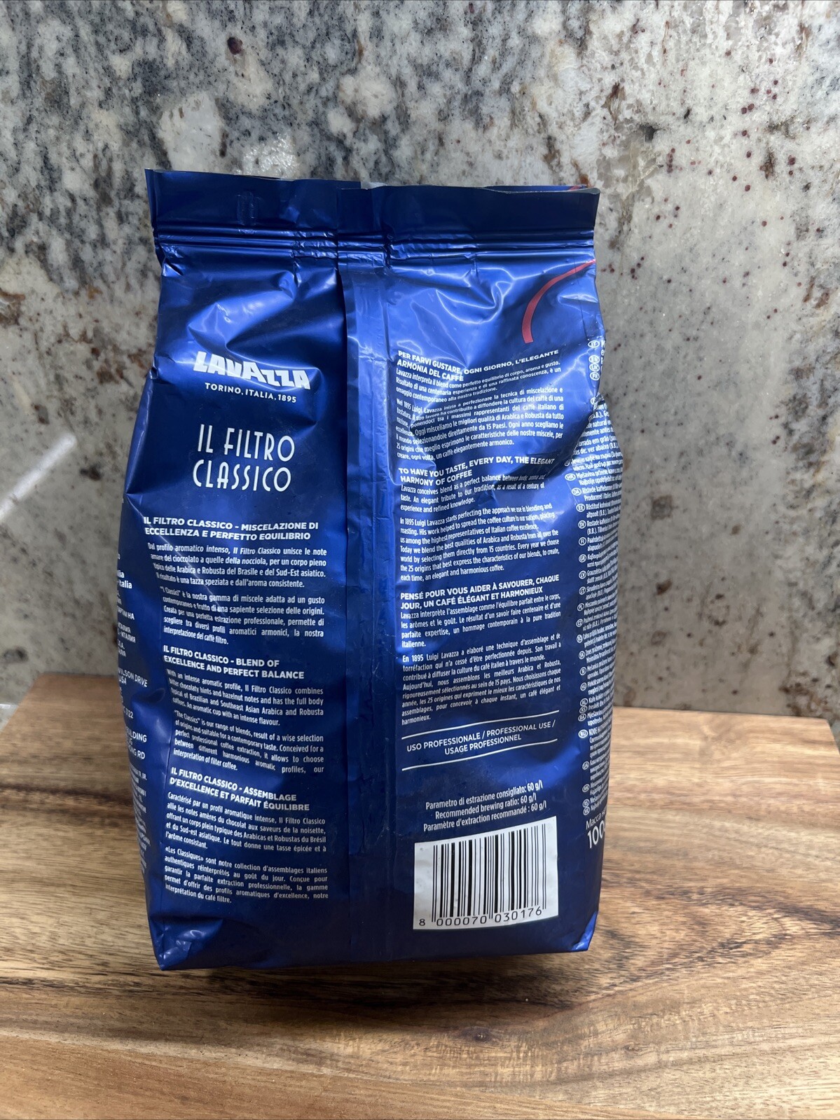 LavAzza Il Filtro Classico Intense Coffee Beans – 2.2 Lbs Coffee Beans BB 12/25