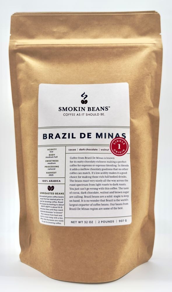BRAZIL – Premium Specialty Coffee – Unroasted Green Beans for Home Roasters