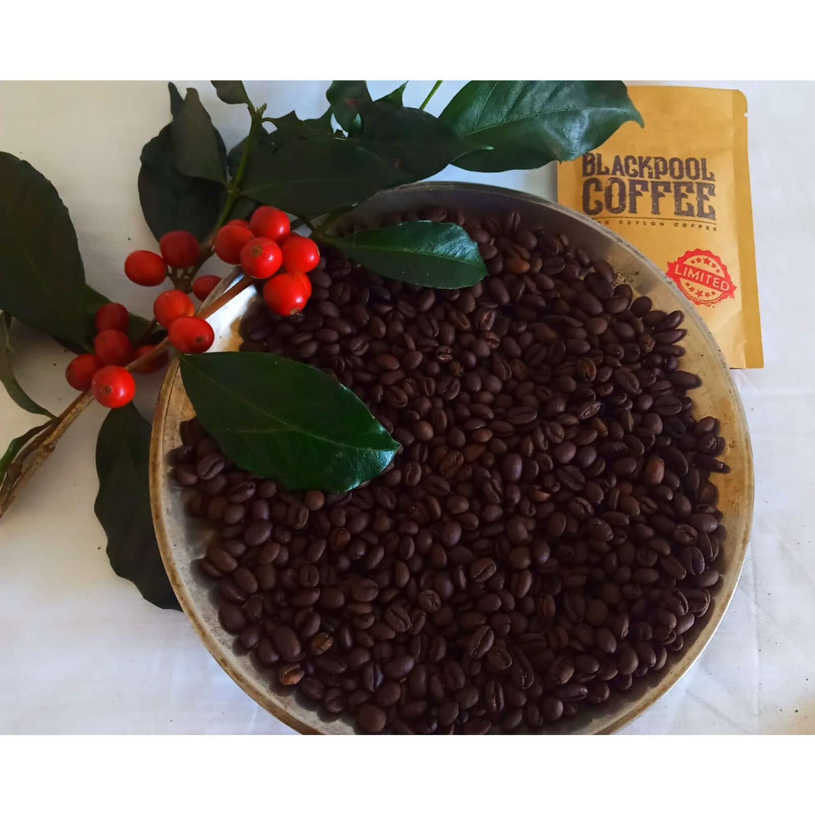 Coffee Whole Hand Roasted Bean Beans.100% Pure homemade Ceylon Arabica