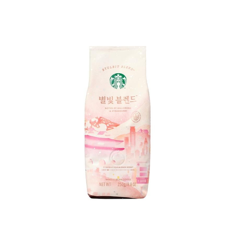 Starbucks Byulbit Blend Whole Bean Coffee 250g 8.8oz Korea Limited Fresh Blond