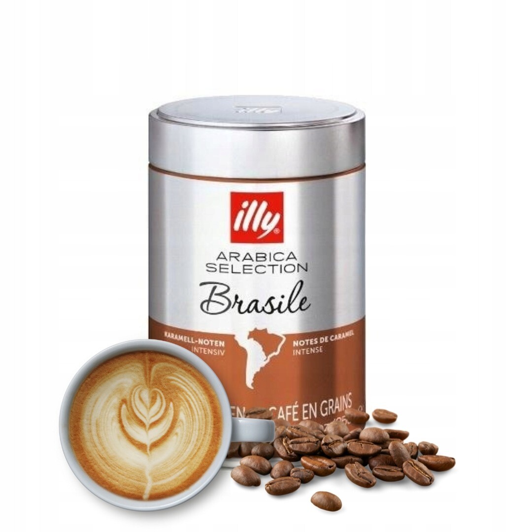 ILLY Brasile Coffee Beans in a Can 250g / 8.8oz
