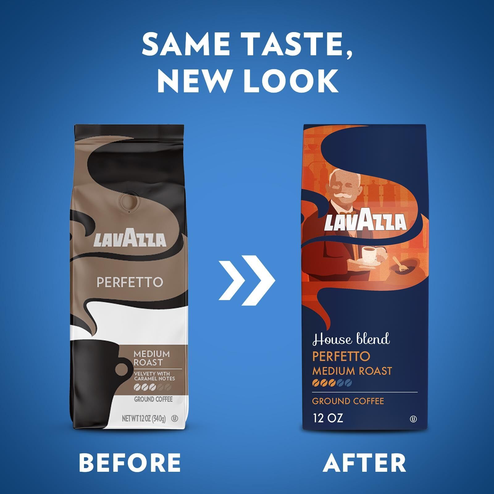 Lavazza House Blend Coffee 6x12oz Medium Roast 100% Arabica Pack