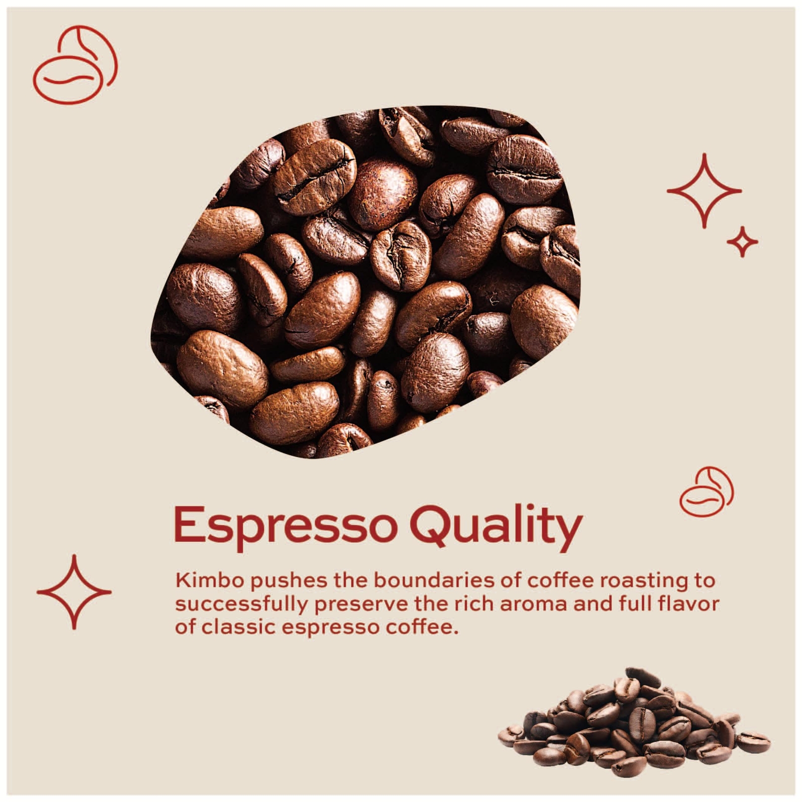 Kimbo Napoli Original Blend Coffee 12oz Authentic Dark Roast 100 Arabica Beans