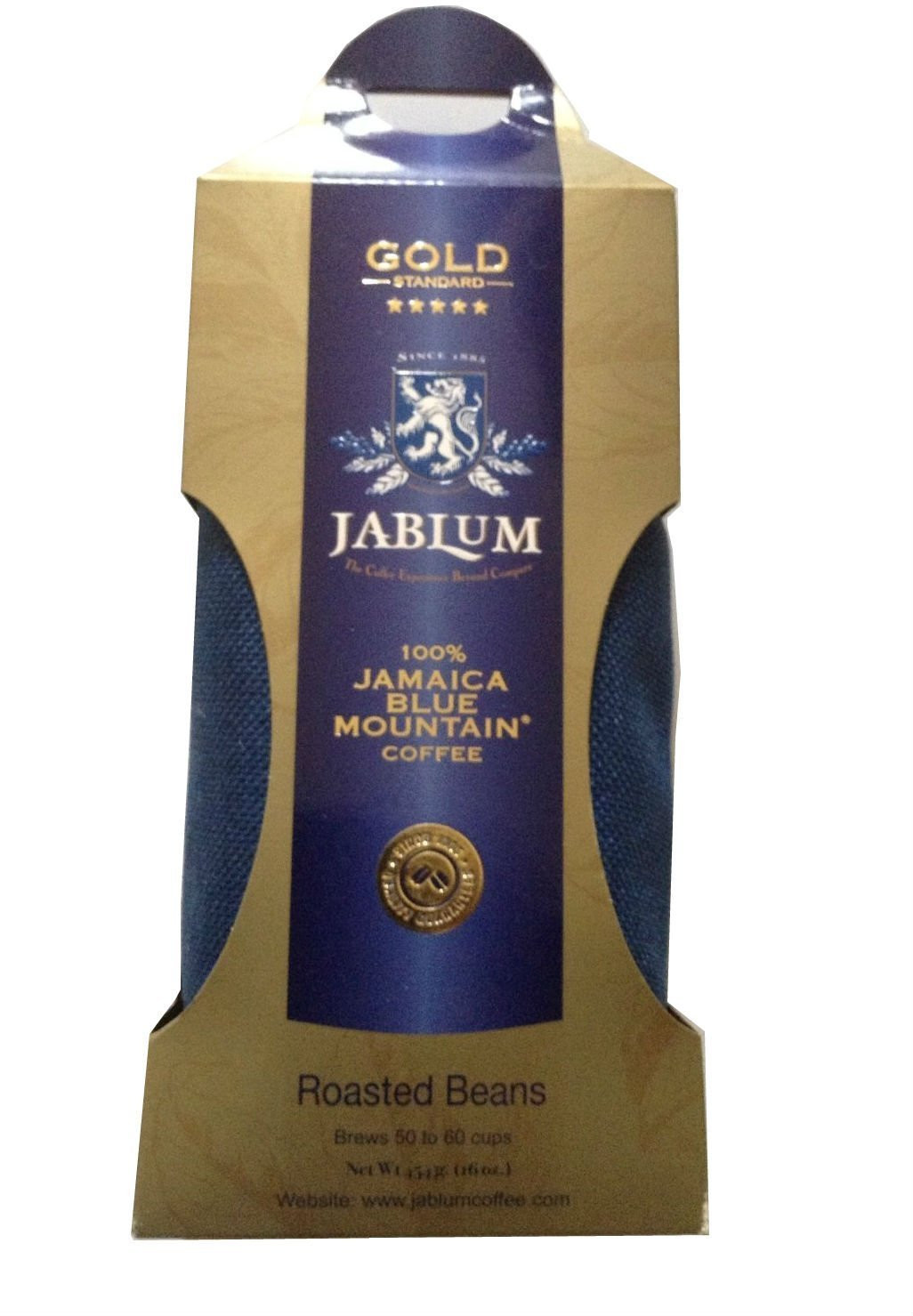 Jamaica Blue Mountain Whole Beans Coffee – Gold Standard (16Oz)