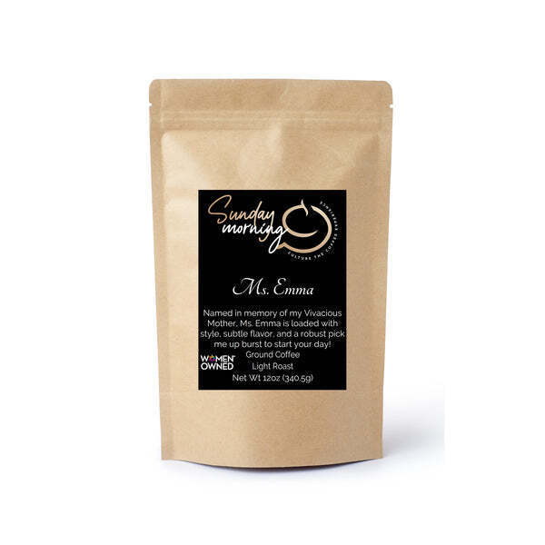 Sunday Morning Snowflake Bliss Coffee 100% Arabica Locally Roasted 12oz (340 g)