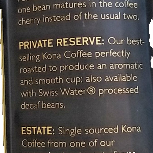 Royal Kona Whole Bean Coffee, 100% Kona, 7-Ounce Bag