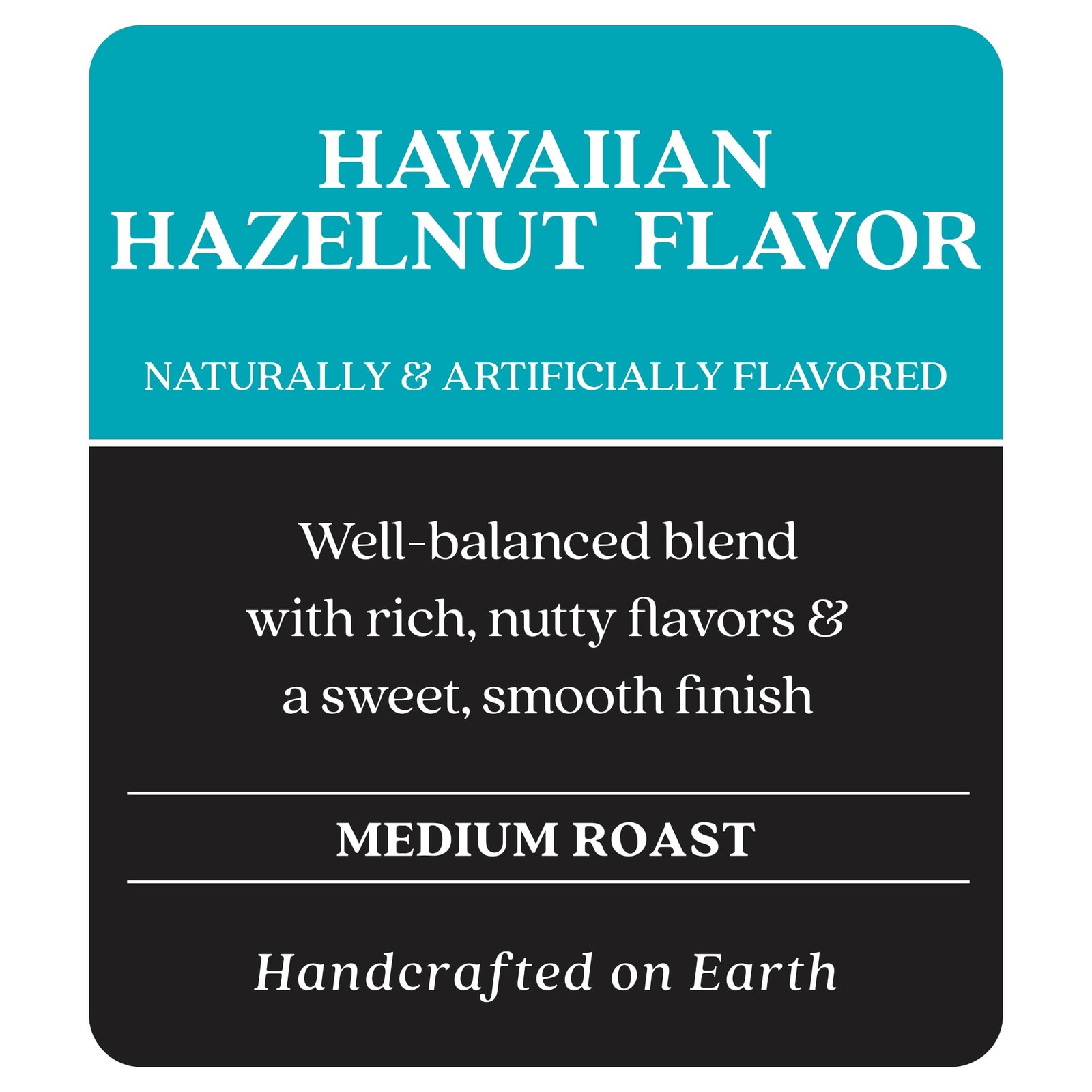 Medium Roast Whole Bean Coffee, Hawaiian Hazelnut Blend, 2 Lb