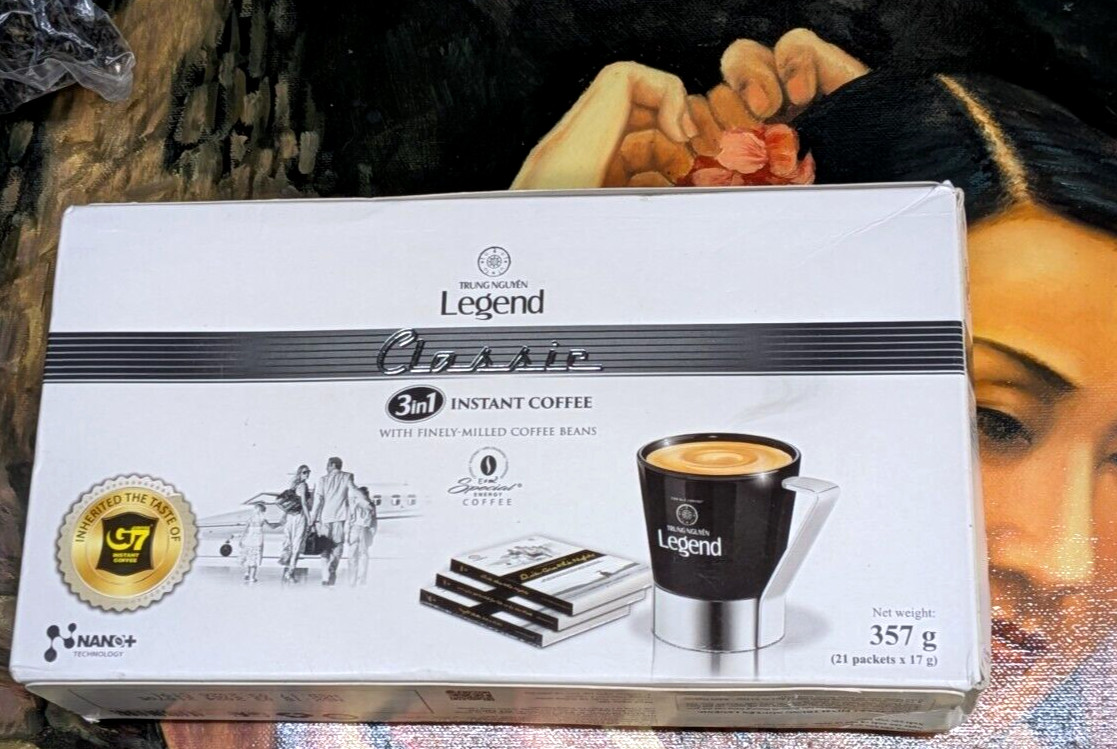 Trung Nguyen Legend 3 in 1 Instant Coffee 357g 21 pack Ship From Brooklyn NY