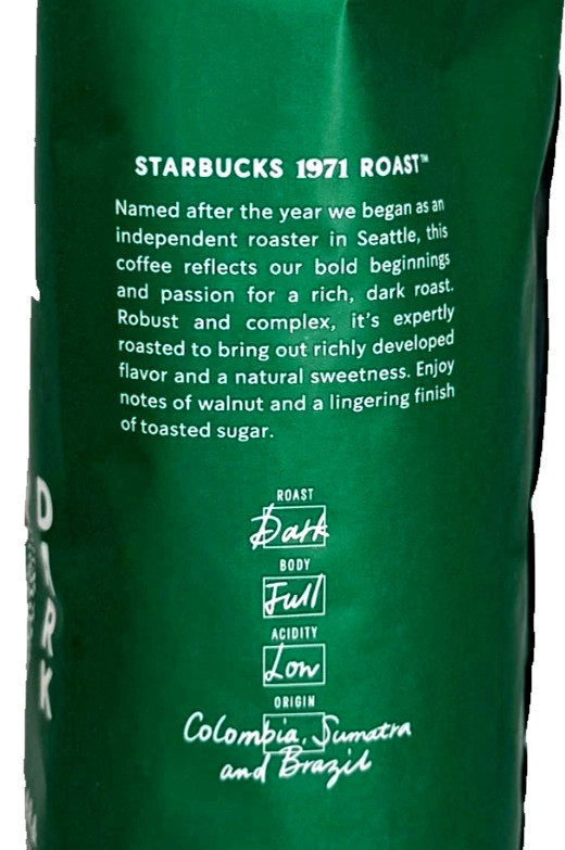 2 Bags 2026 Starbucks 1971 Anniversary Dark Roast Whole Bean Coffee Exp. 11/2026