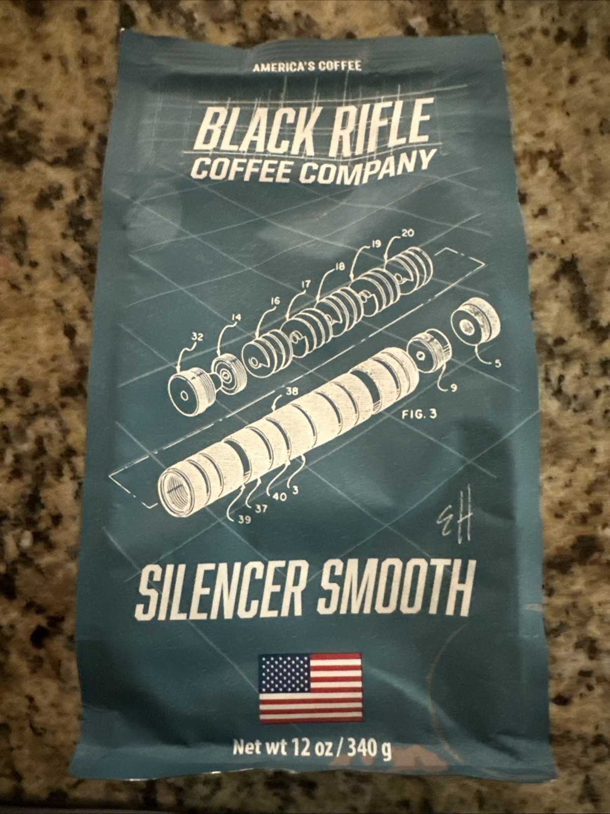 Black Riffle Coffee Company Silencer Smooth Whole Coffee Beans Light Roast 12oz