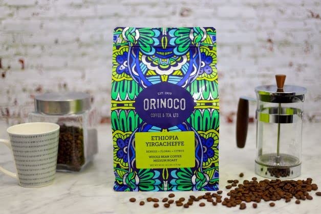 Orinoco Ethiopian Yirgacheffe 2.5lb bag, Medium Roast, 40 Ounce (Pack of 1)