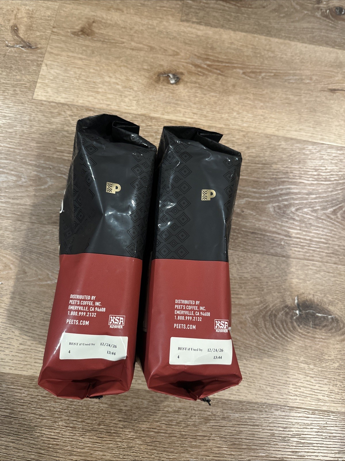 4 Pounds Peet’s Major Dickason’s Blend Dark Roast Whole Beans
