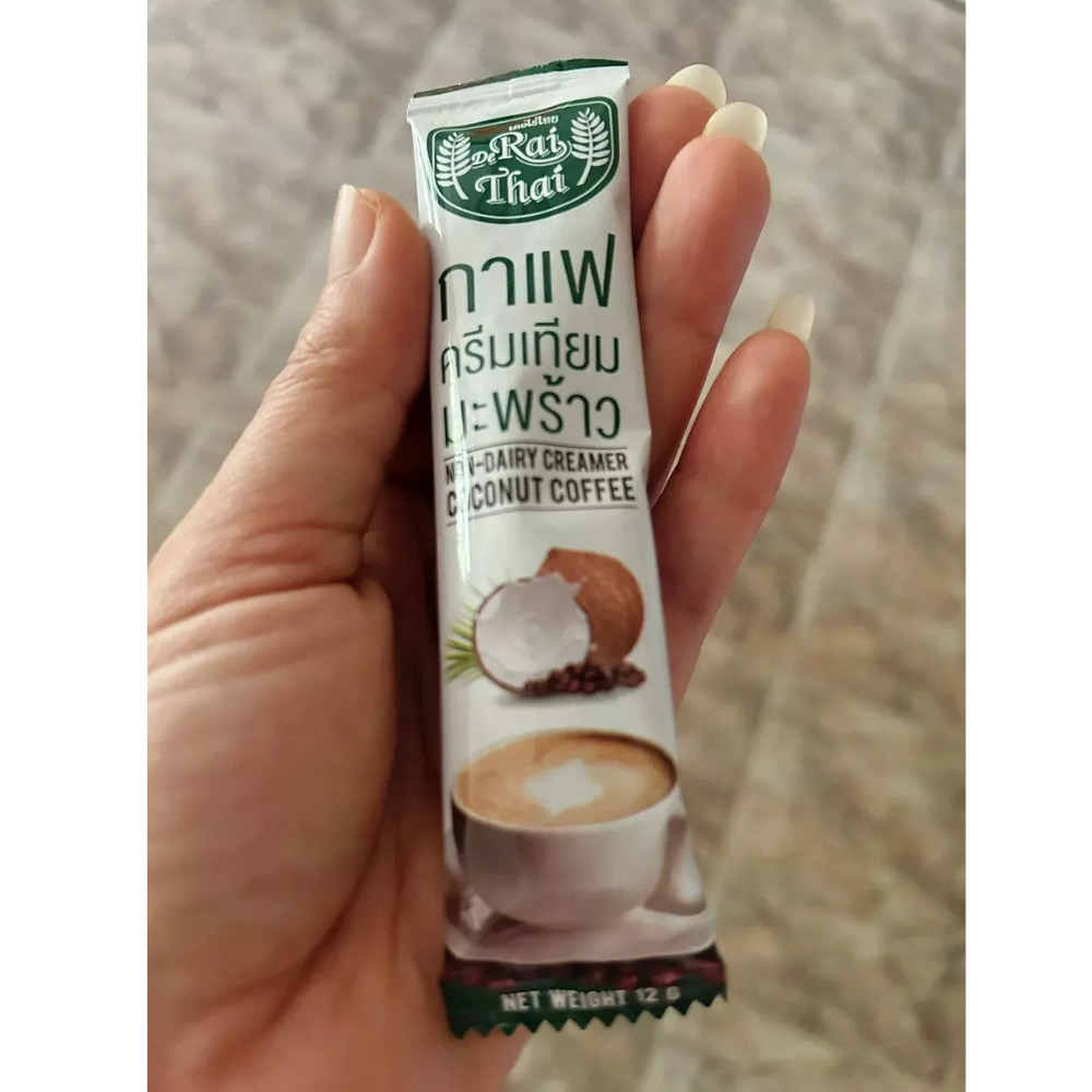 Thai Coconut Coffee Mix Instant Powder Non Dairy Low Sugar x 3 Box