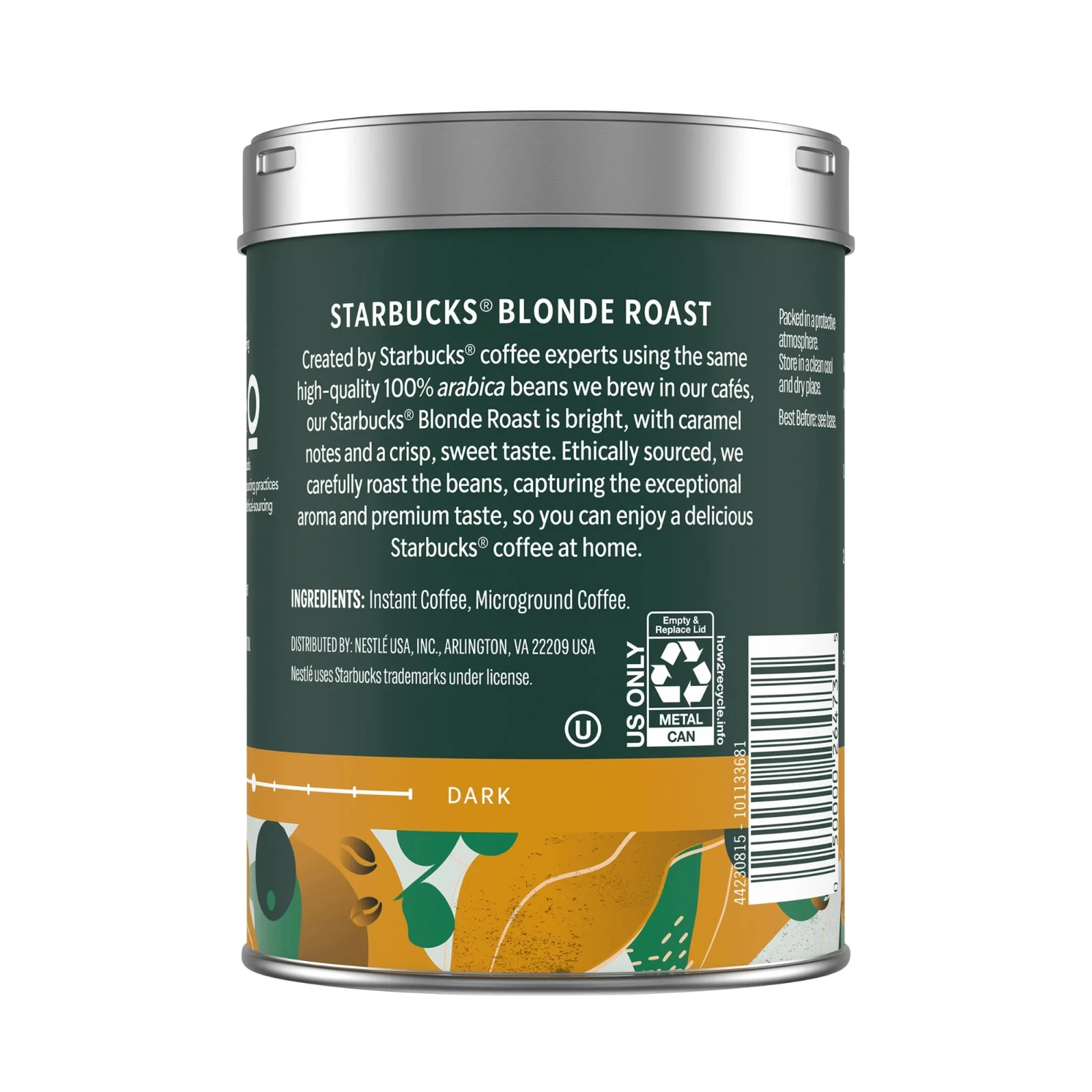 Starbucks Premium Instant Coffee, Starbucks Blonde Roast Coffee, Arabica Beans,