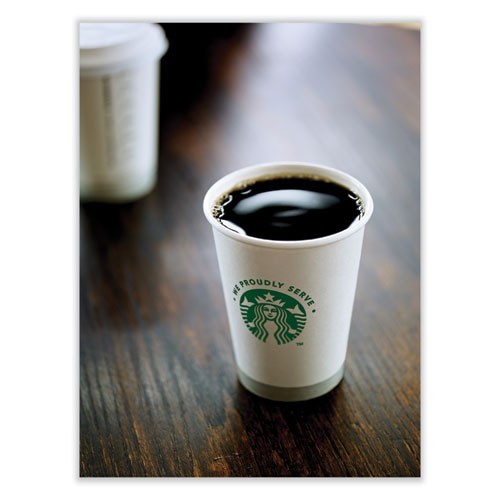 Starbucks Whole Bean Coffee, Decaffeinated, Pike Place, 1 lb, Bag, 6/Carton