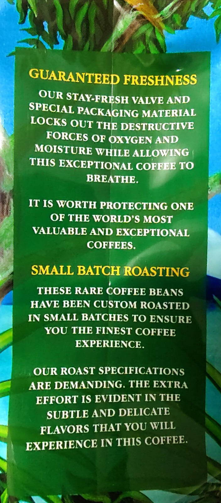 4 – 12oz Magnum Exotics Daybreak Whole Bean Coffee Bags