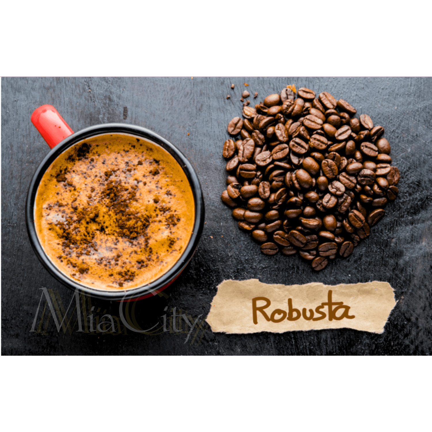Java Robusta Coffee Medium Dark 1/2 pound bean beautiful forever