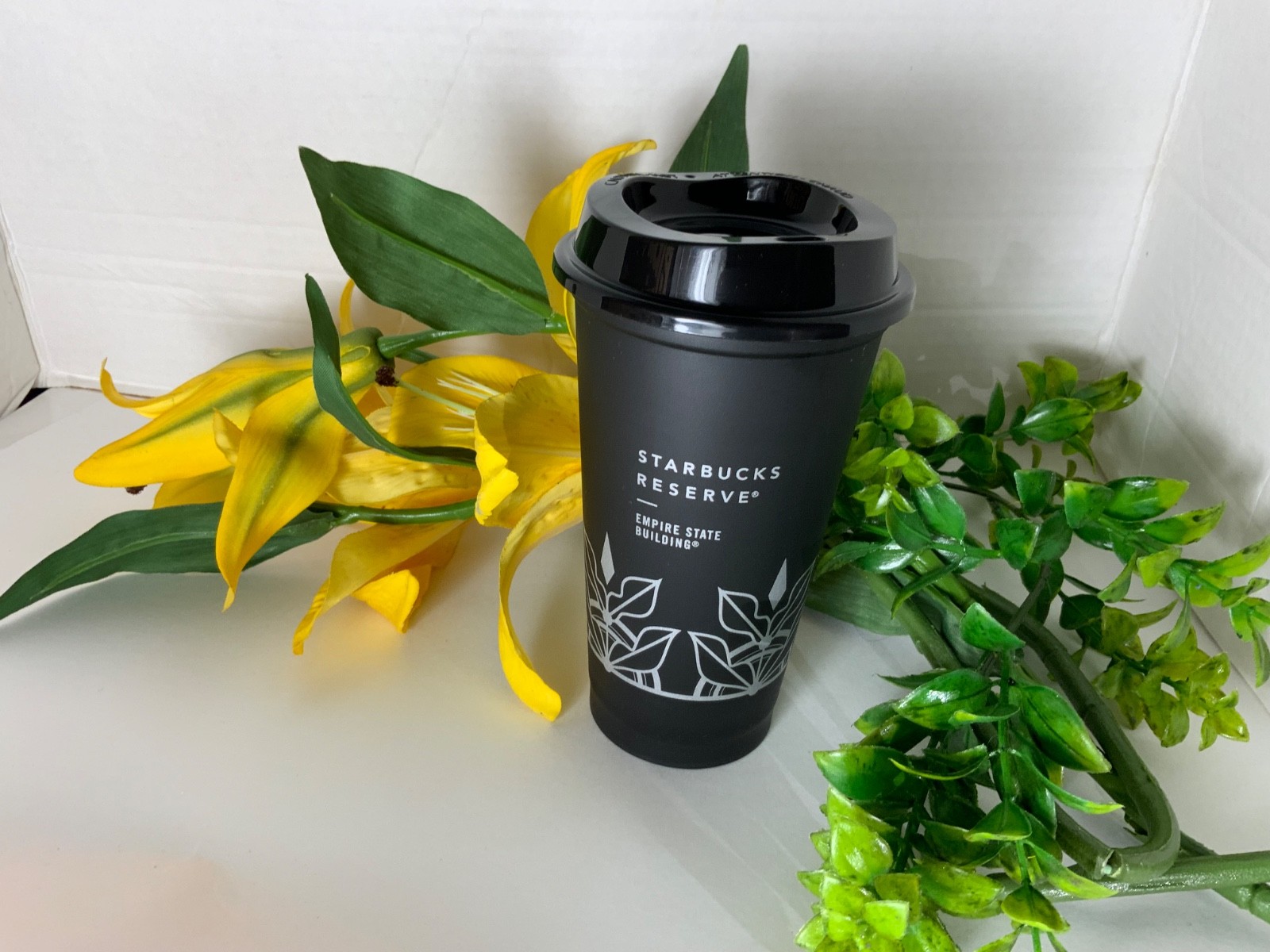 New York Starbucks Reserve Empire State Whole Bean Coffee and Hot tumbler cup