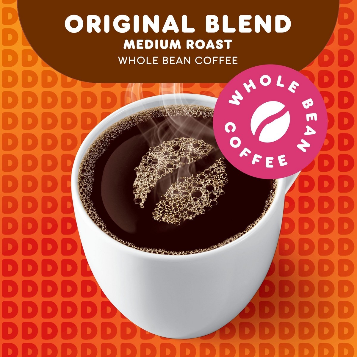 Dunkin’ Original Blend Whole Bean Medium Roast Coffee – 12oz