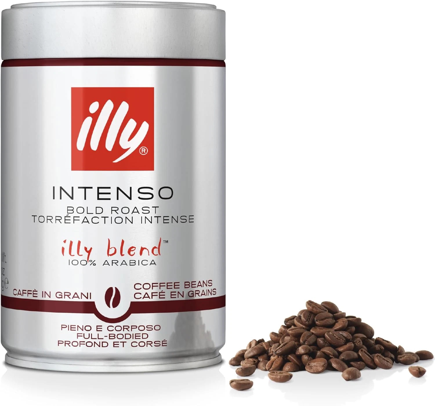 illy Arabica Selection Intenso Dark Roast Coffee Beans 100% Arabica 250g / 8.8oz
