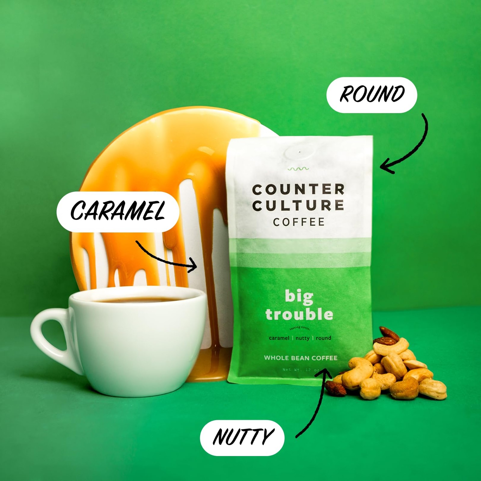 Counter Culture Whole Bean Coffee 2-Pack (Big Trouble – Medium Dark Roast & S…