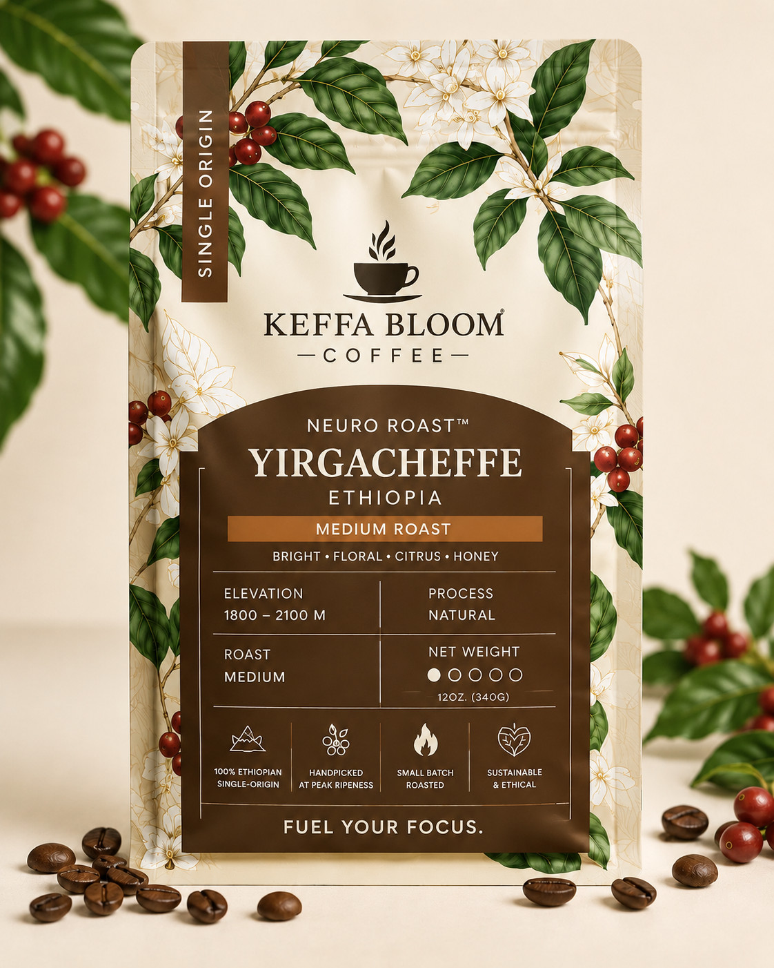 2 lb 5 lb 10 lb Ethiopia Yirgacheffe Coffee Medium Roasted Ethiopian – Arabica