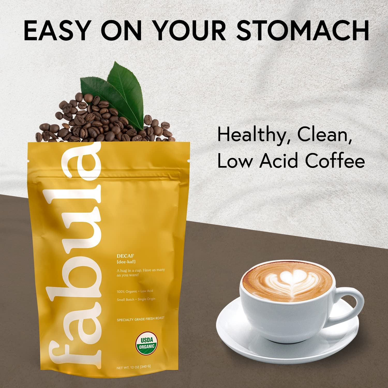 Coffee Decaf Medium Roast Whole Beans – Organic – Low Acid – Single Origin – …