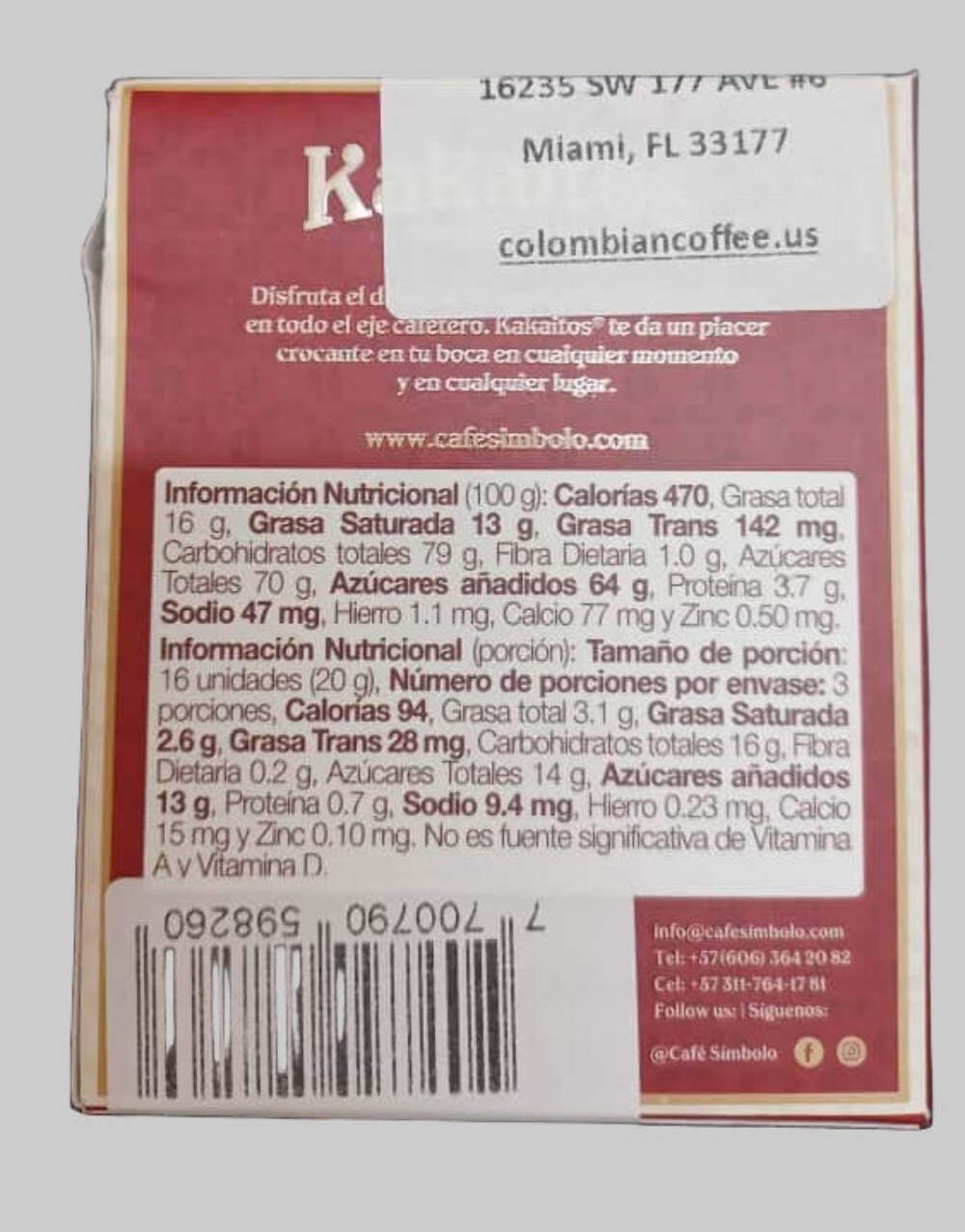 KAKAITOS: Crunchy chocolate coated coffee bean – Pack of 0.7 oz – 60 g