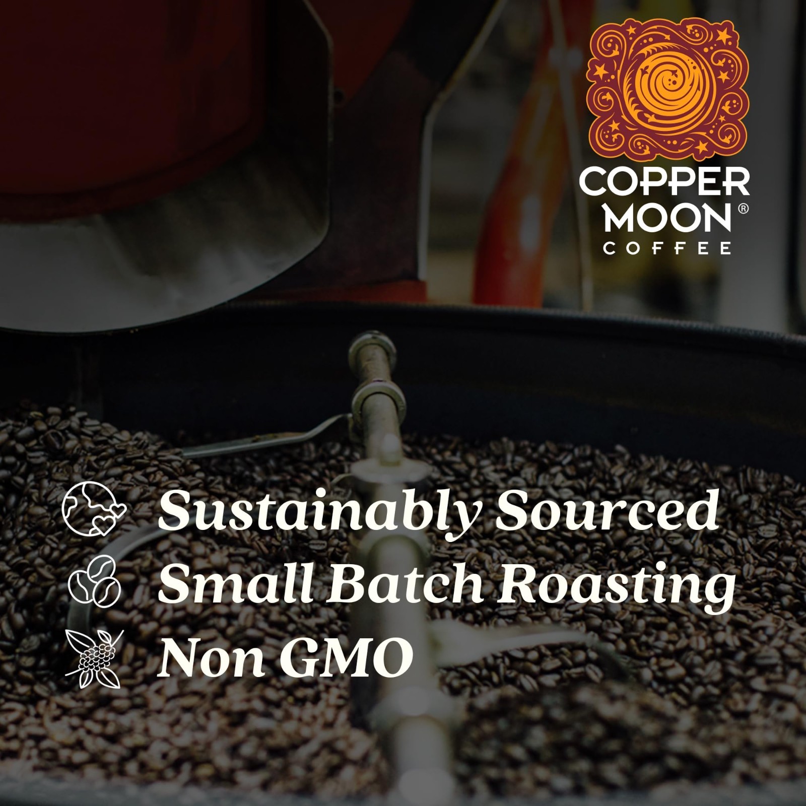 Dark Roast Whole Bean Coffee, Sumatra Blend, 2 lb Bag – Vegan, Non-GMO, Kosher