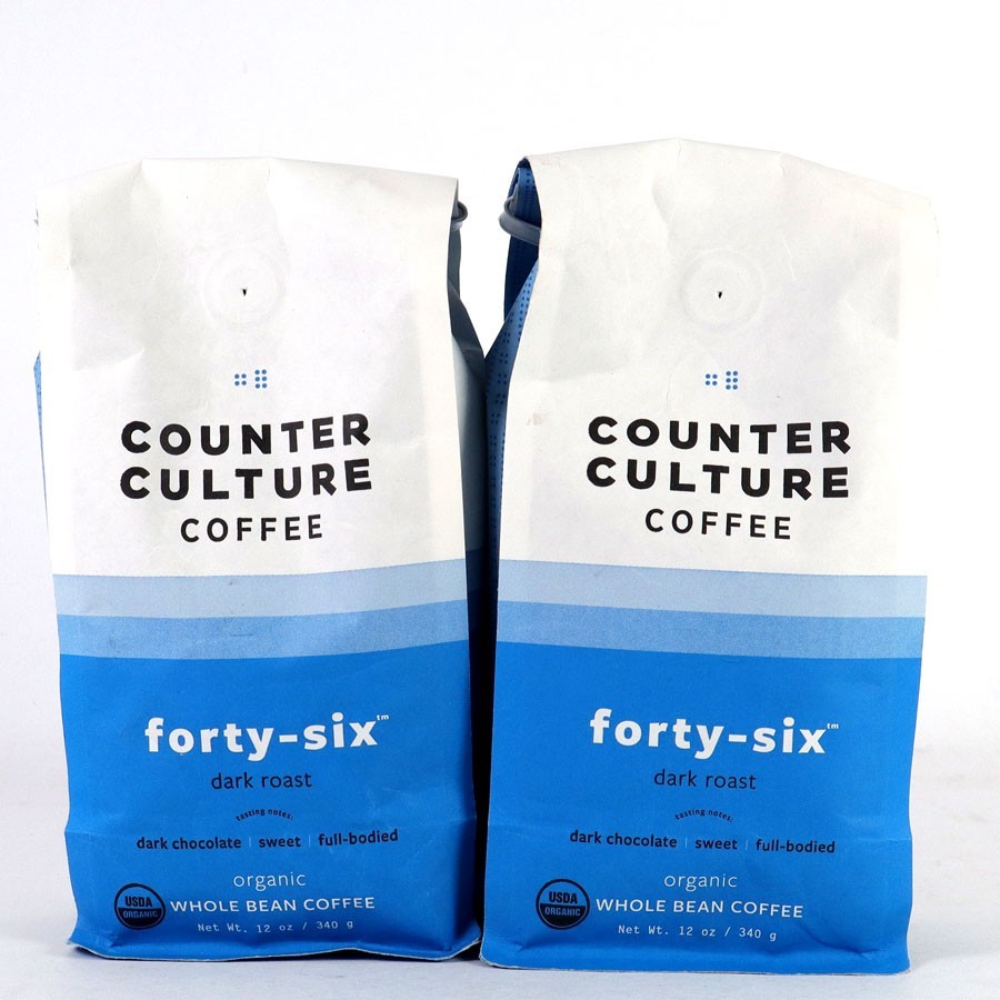 Counter Culture Coffee Forty-Six Dark Roast Organic Whole Bean 12 oz BB: 7/26