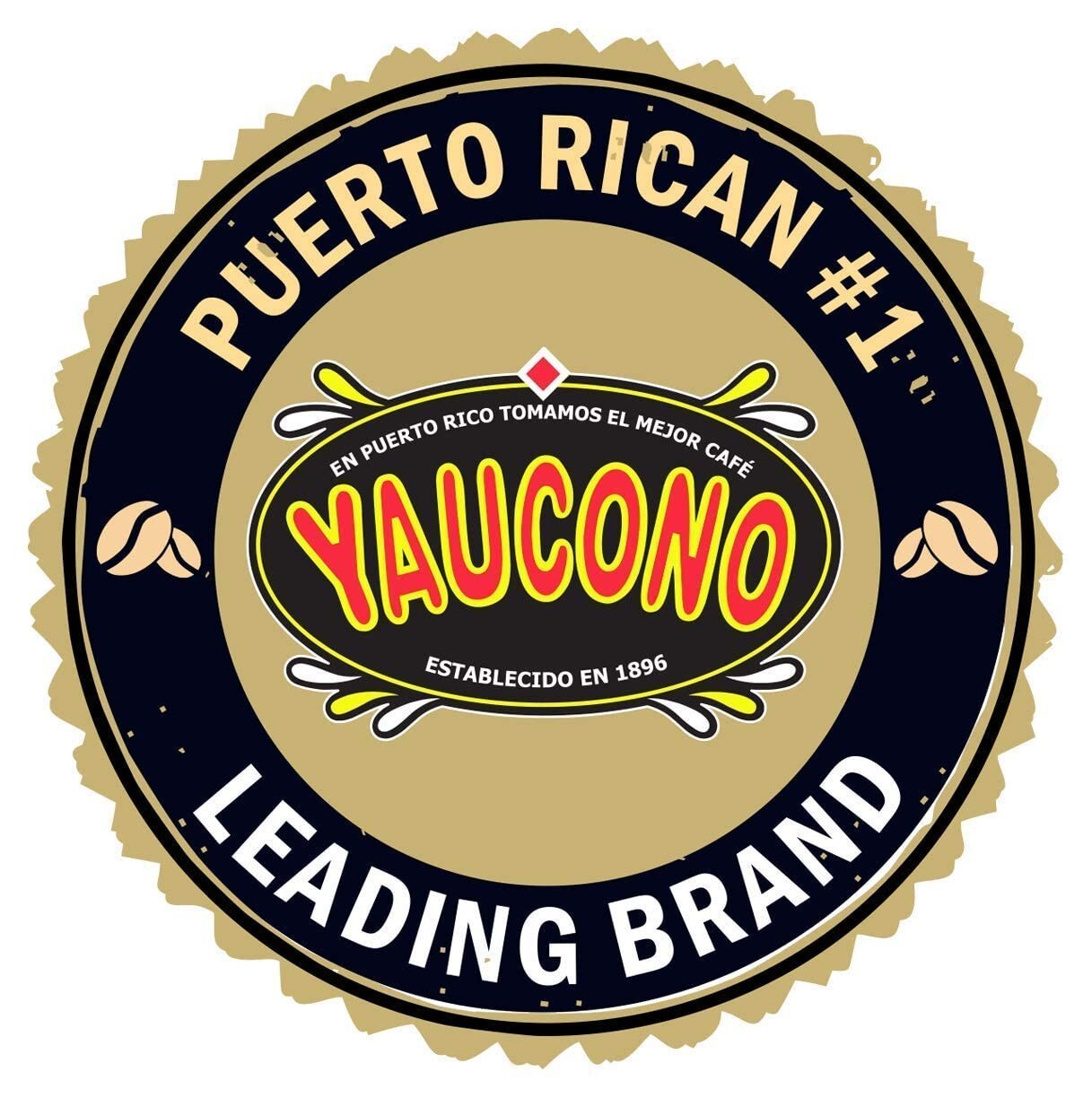 Yaucono Whole Bean Coffee, Medium Roast, Fresh From Puerto Rico, 2 Pound, 2 Pack