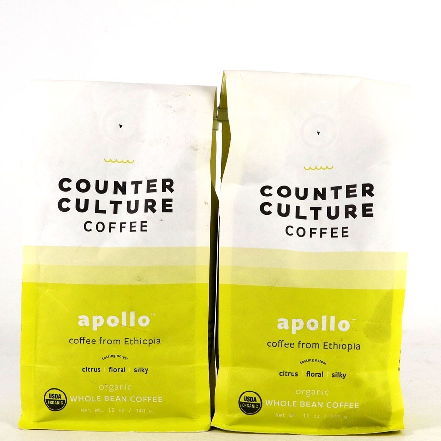 Counter Culture, Apollo, Whole Bean, Medium Roast Coffee, 12 oz, Best By: 7/2026