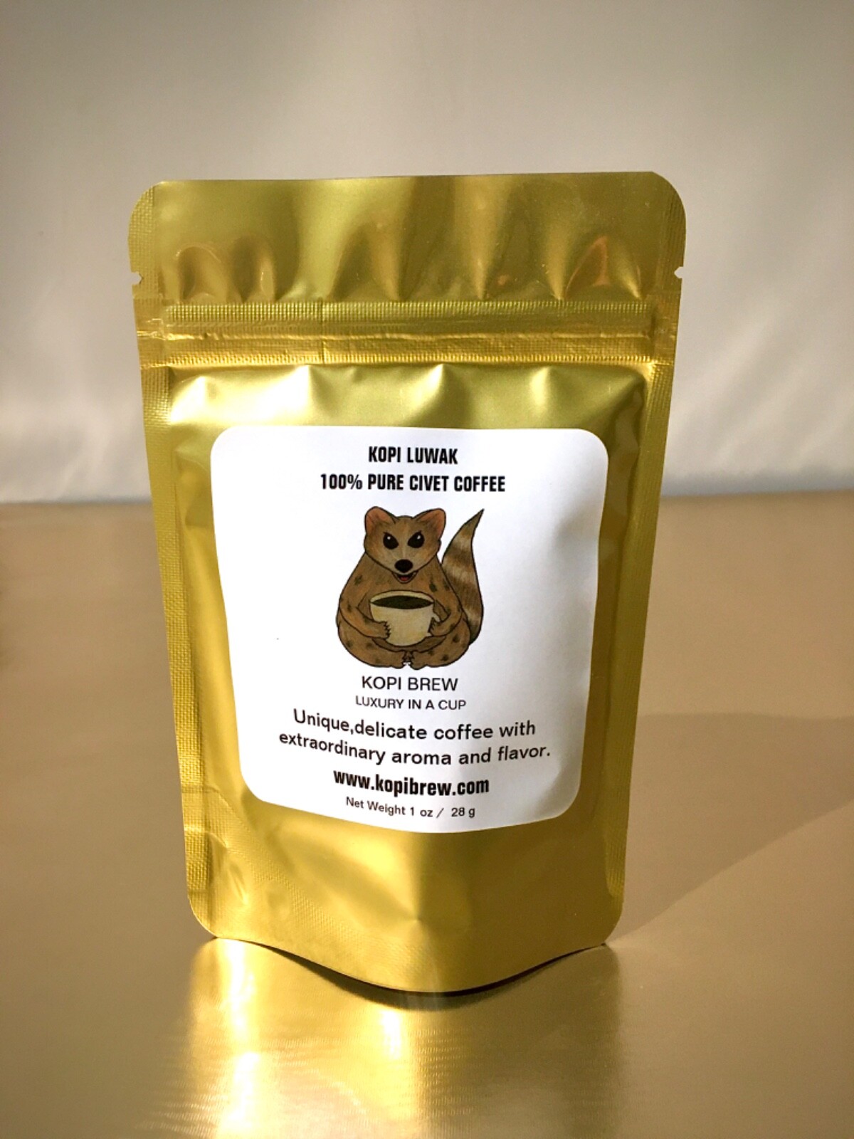 Kopibrew 100% Pure Civet Ground Coffee