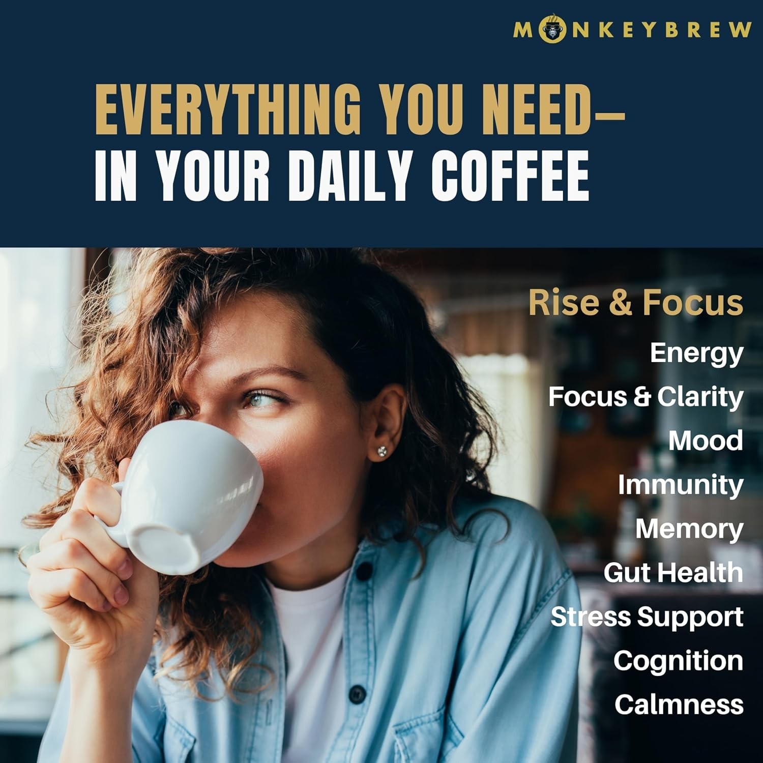 Organic Mushroom Coffee Powder Supports Focus & Energy