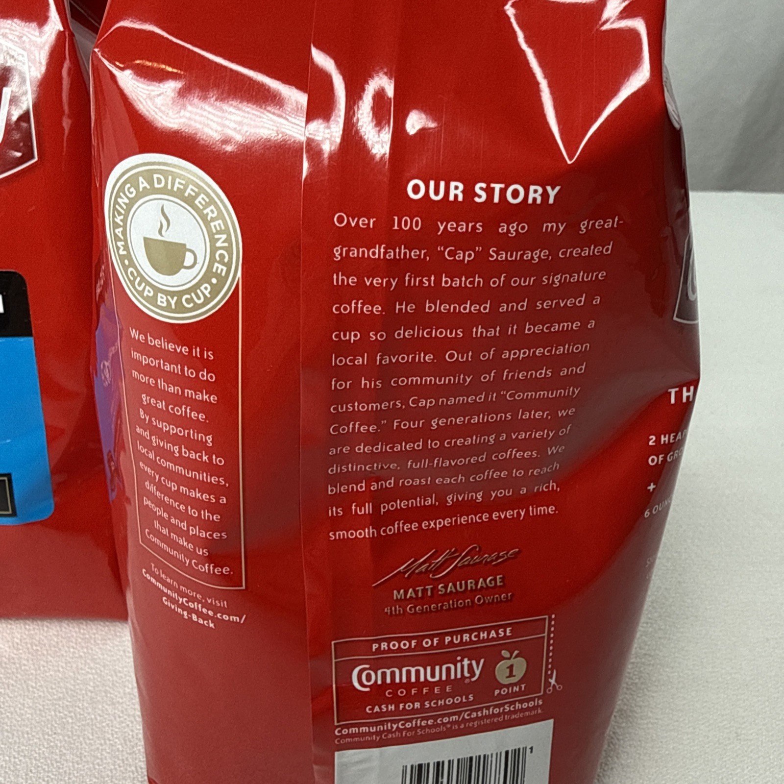 2 PC (24 Oz Total) Community Whole Bean Breakfast Blend Coffee