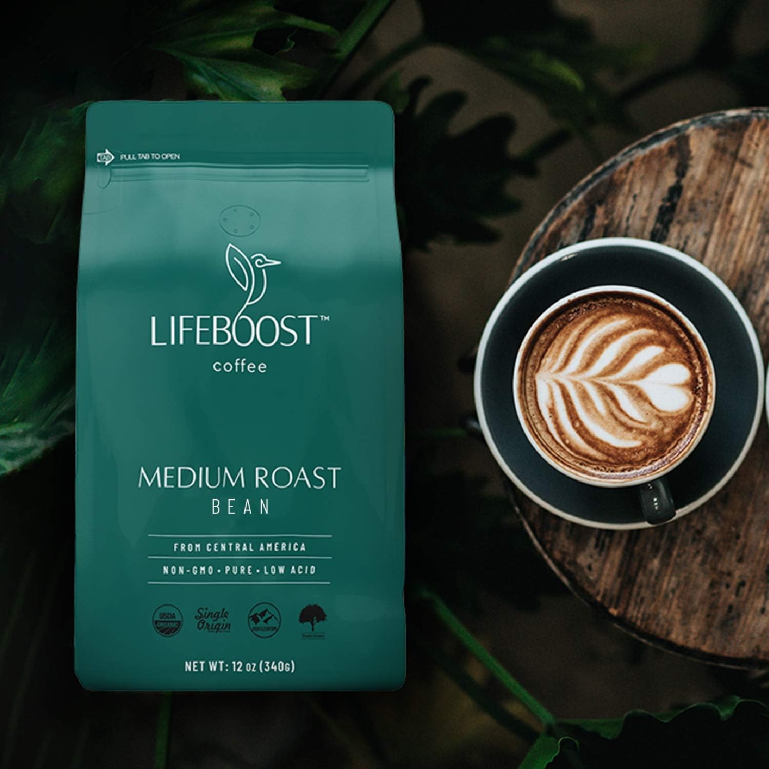 Lifeboost Organic Coffee Beans Medium Roast – Low Acid Single Origin Non-GMO …