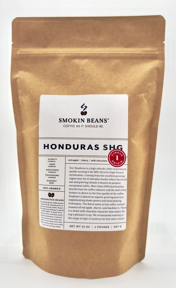 2lb/40lb – Honduras – Specialty Grade – Premium Unroasted Green Coffee Beans