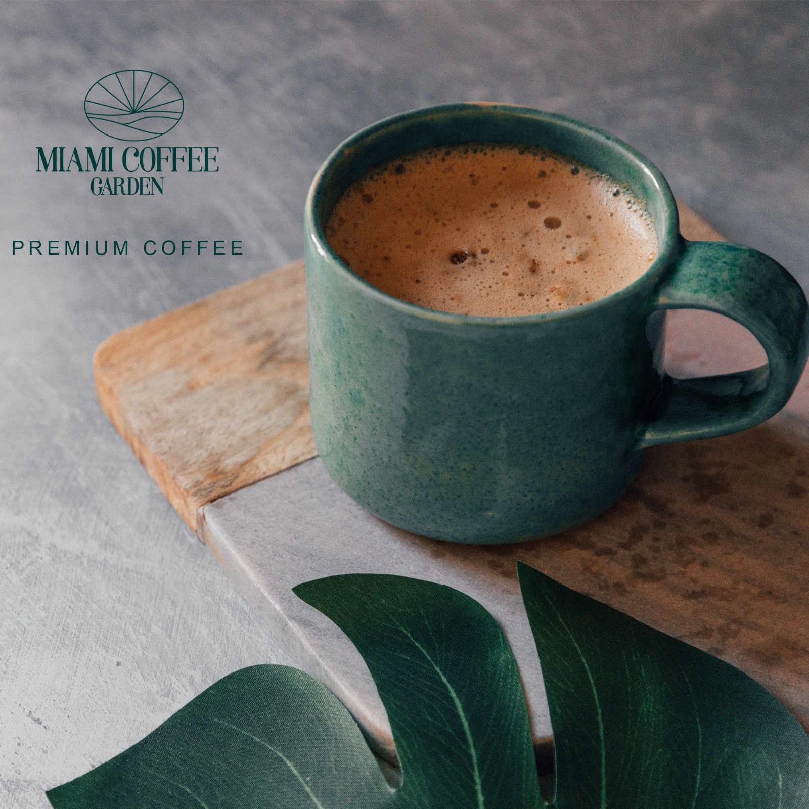 Miami Coffee Garden, 2lb Brazilian Premium Coffee, Rich and Balanced, Arabica