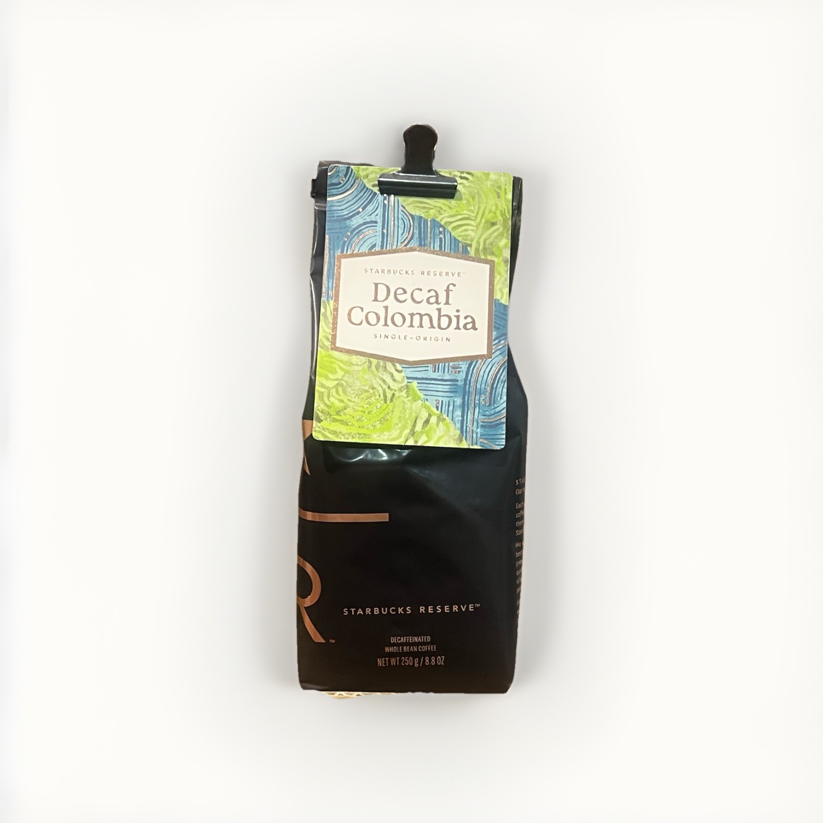 Starbucks Reserve Single Origin Colombia Decaf Coffee Beans 8.8oz/250g