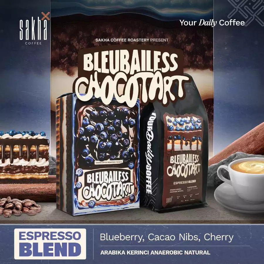 BEST NEW! BLEUBAILESS CHOCOTART Espressso Coffee Beans Sakha Coffee Roastery