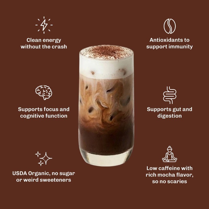 Organic Coffee Mocha Mushroom Coffee – 2.1oz