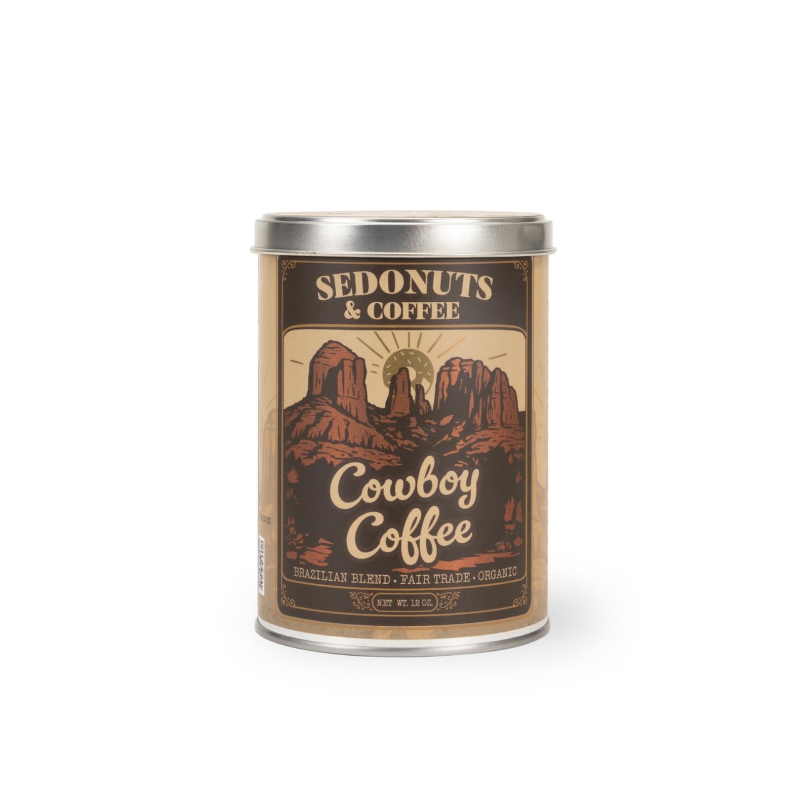 Sedonuts and Coffee Canned Coffee Beans Locally Roasted ARIZONA COFFEE SHOP