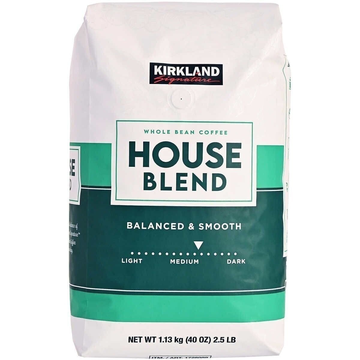 Pack of 2 | Kirkland Signature House Blend Whole Bean Coffee, Medium Roast,…